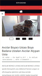 Mobile Screenshot of boyabadanahizmetleri.com